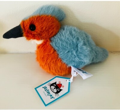 JELLYCAT I AM BIRDLING KINGFISHER BRAND NEW WITH TAGS GENUINE
