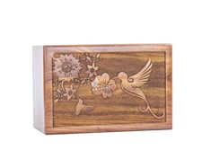 Personalized Wooden Cremation Urn for Human Ashes, Adult Cremation Urns for Ashe