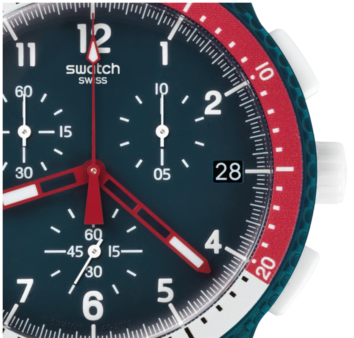 SWATCH LIMITED EDITION SWISS MADE EL COMANDANTE MEN'S CHRONOGRAPH