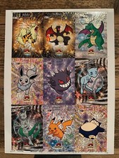 Uncut Pokemon Shiny Database Card Sheet (Unreleased) - Peru