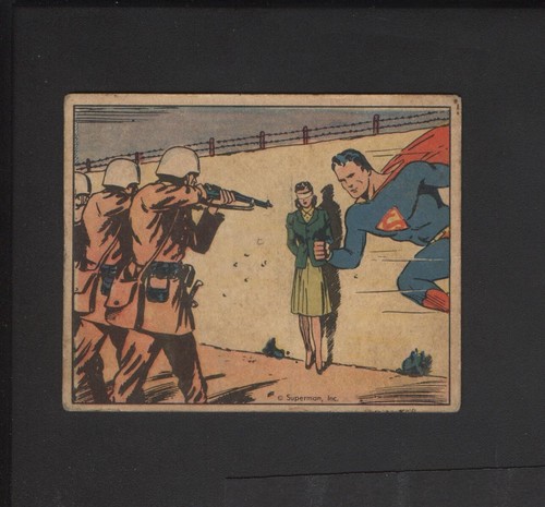 1940 Gum Inc Superman #36 Facing The Firing Squad — Raw