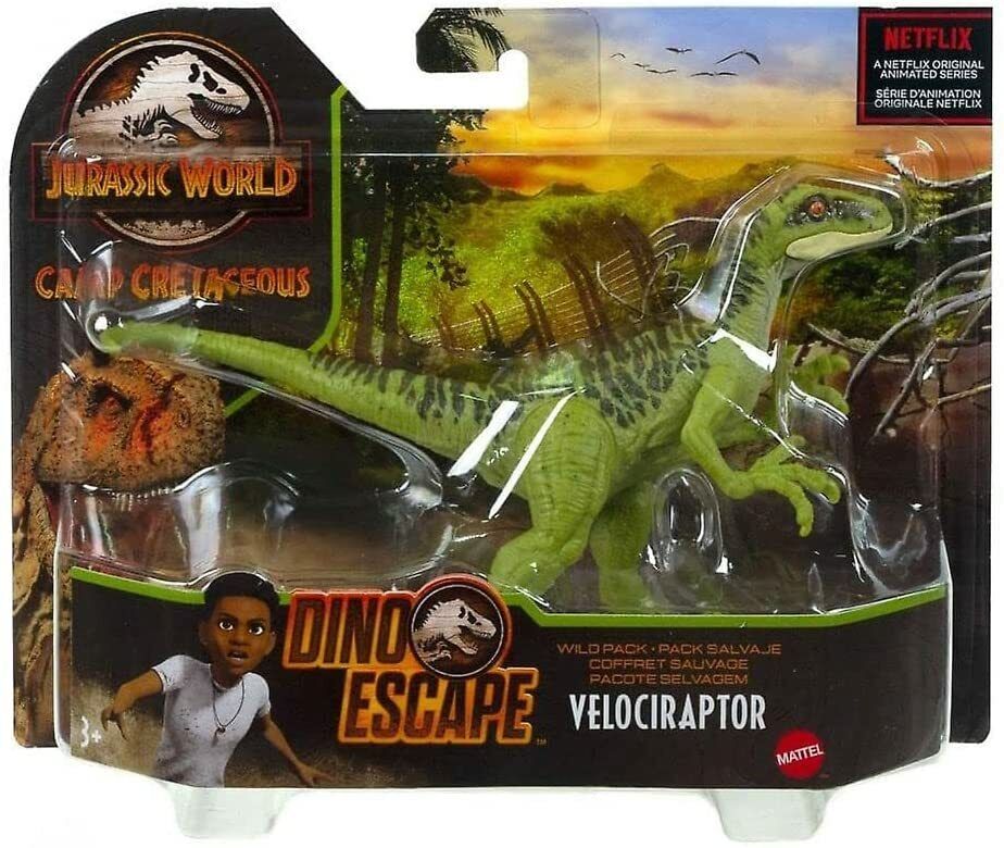 Jurassic World Camp Cretaceous Dino Escape Wild Pack Velociraptor