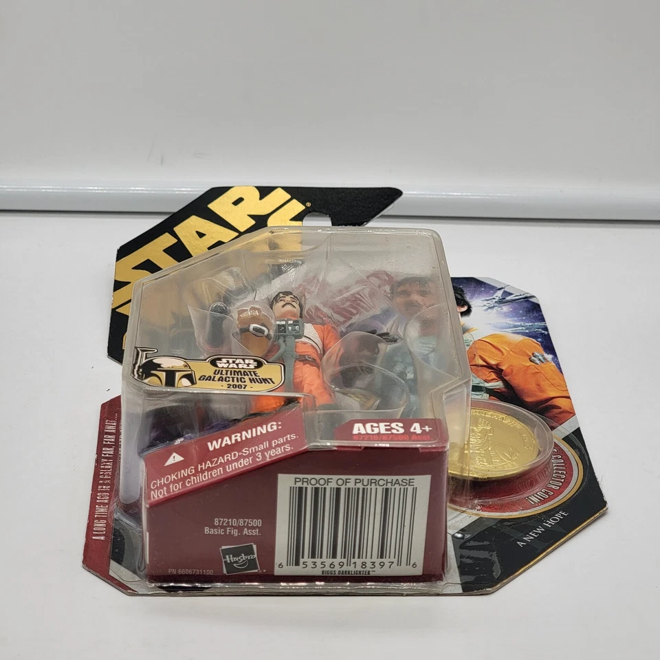 Фигурка Star Wars 30th Anniversary: Rebel Pilot BIGGS DARKLIGHTER NO14 — золотая монета - Изображение 4 из 4