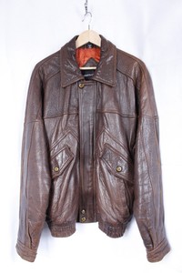 presentación lo último muy genial Pierre Cardin de Cuero Marrón Para Hombres Abrigo/Chaqueta Tamaño ... presentación lo último muy genial Pierre Cardin de Cuero Marrón Para Hombres Abrigo/Chaqueta Tamaño ...