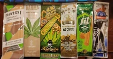 Natural Lovers Lot A 6 packs/16 Rolling Paper Wraps Mixed Brand Variety