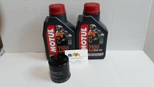 2 LT KIT TAGLIANDO FILTRO OLIO MOTUL 7100 15W50 APRILIA ATLANTIC 125 200 300 4t