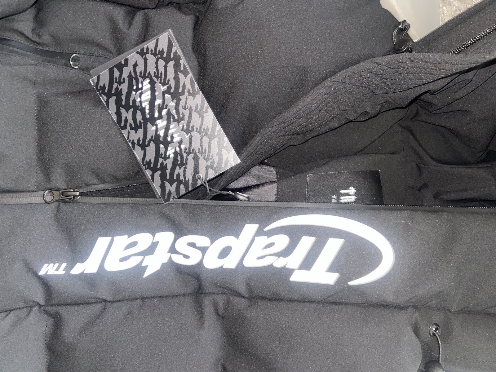 TRAPSTAR HYPERDRIVE TECHNICAL PUFFER JACKET BLACK / WHITE eBay