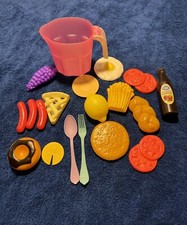 Mixed Lot of 19 Doll Dishes Kitchen Accessories Barbie