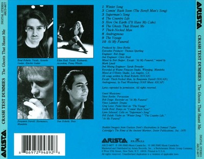 CRASH TEST DUMMIES GHOSTS THAT HAUNT ME NEW CD