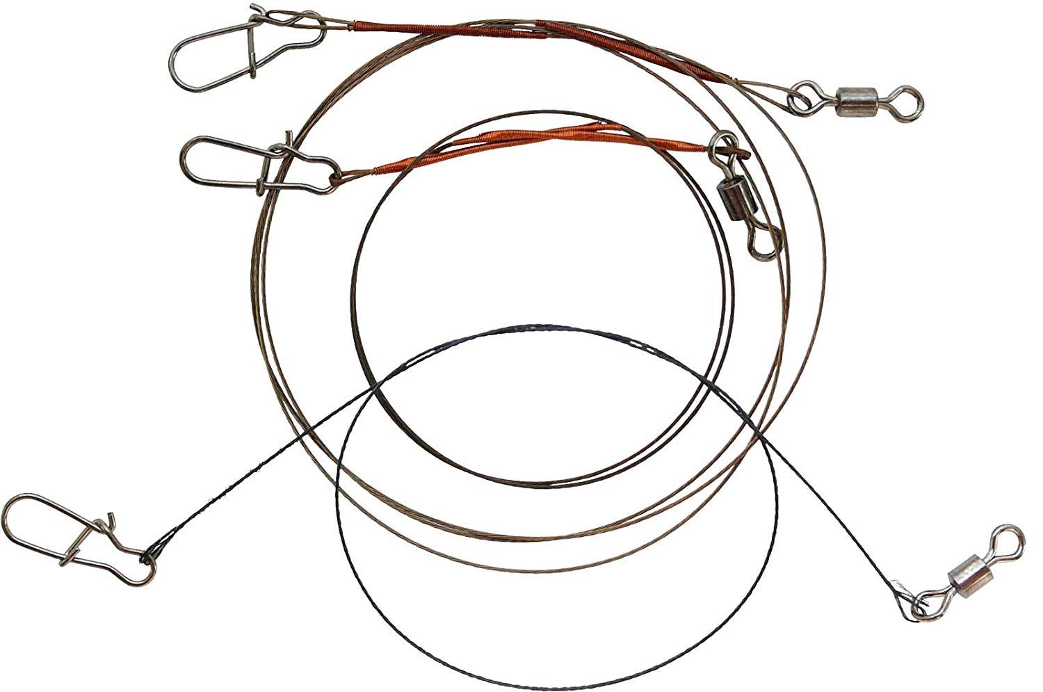 FANATIK Titan Vorfach Mit Wirbel - 15-25cm Für Raubfisch Angeln