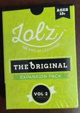 Lolz Game Of Laughter Original Expansion Pack Vol 2 Card Deck 18+ party game