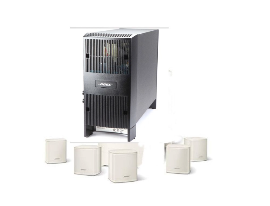 Bose Acoustimass 6 Series V Home Theater Speaker System -White