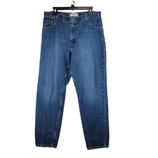 Levi's Signature Womens Blue Denim Jeans Relaxed Fit High Rise Size 16 Medium