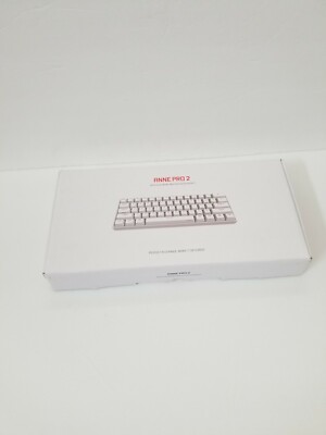 Anne Pro 2 RGB Keyboard Dual Mode Mechanical Keyboard Brown Switch - Black 