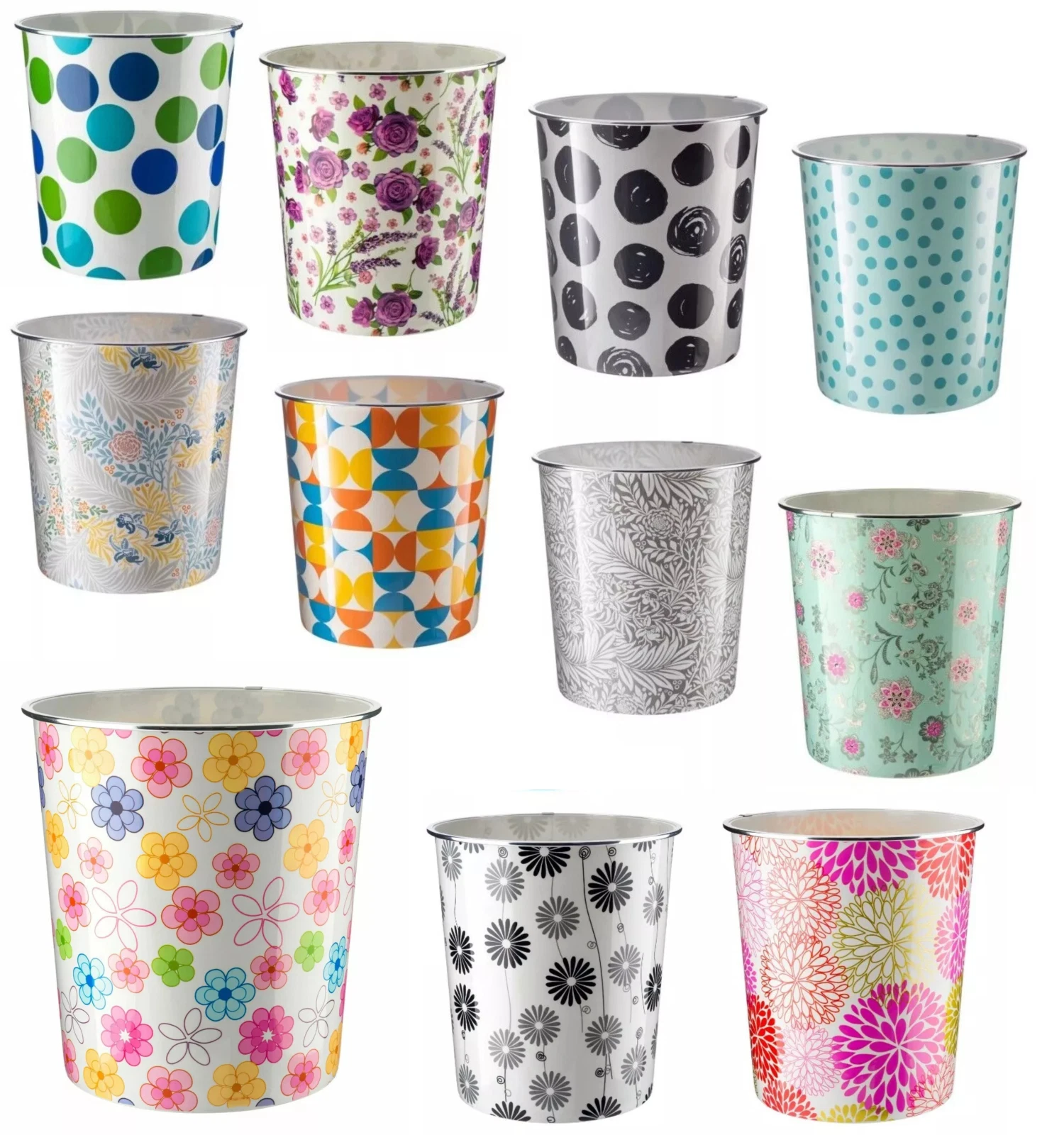 7.7L Waste Paper Dust Bin