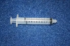 12 PACK - 10CC SYRINGES WITH LUER LOCK TIP NO NEEDLE  EASYGLIDE With Blue Caps