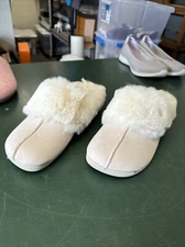 Toni Pons felt Slippers Size 39 White