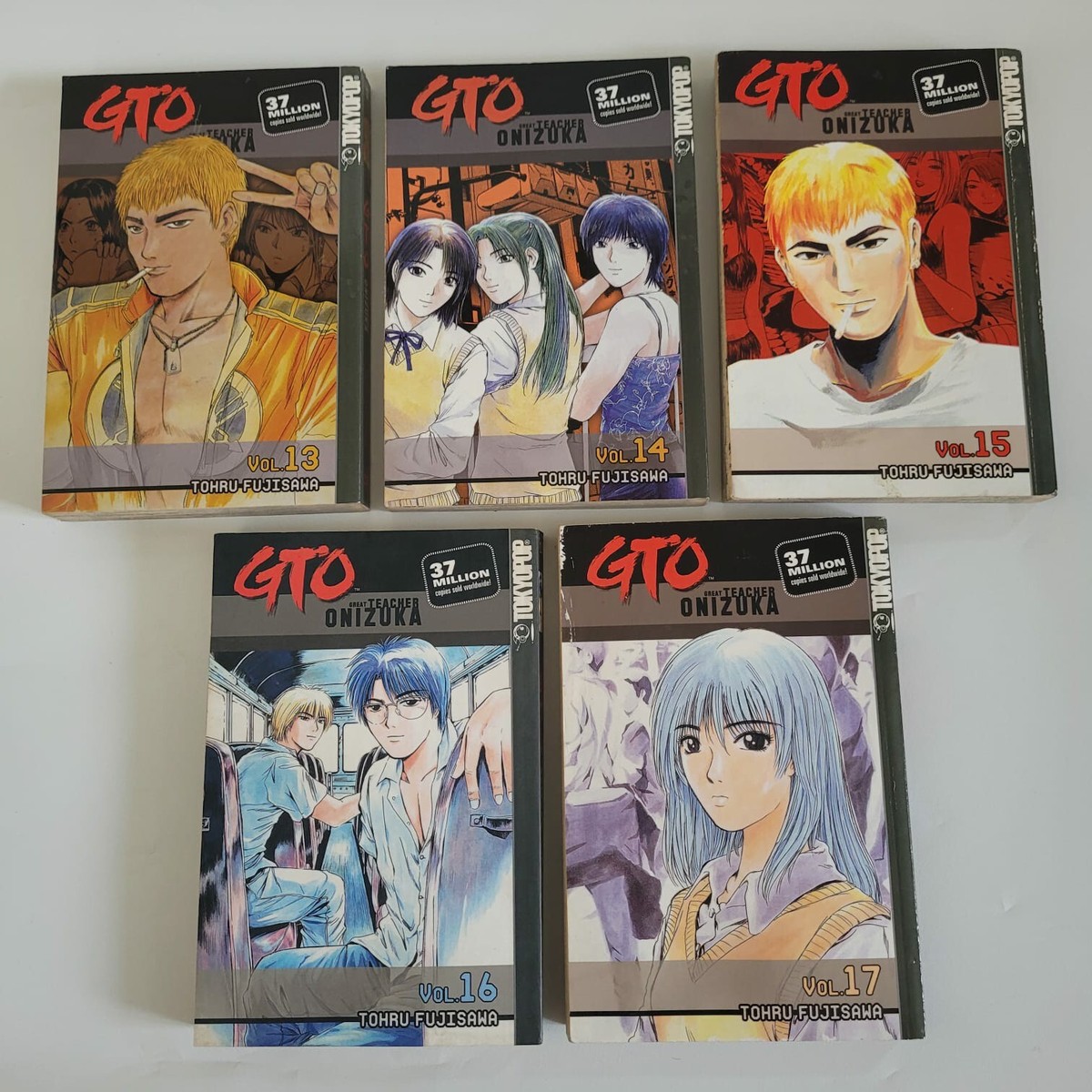 GTO Great Teacher Onizuka Vol 13 14 15 16 17 5 Set Tohru Fujisawa