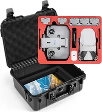Double Layer DJI Mini 4K Case, DJI Mini 2 SE Case, Waterproof Mavic Mini 2 SE Ca