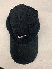 Nike Youth Hat Cap Adjustable Black White Pre Owned HT30 119