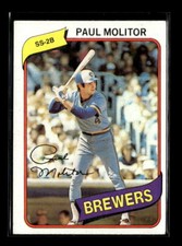 1980 Topps #406 Paul Molitor