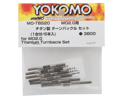 Yokomo MO2.0 Titanium Turnbuckle Set (6) [YOKMO-TBS20] | eBay