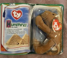 Humphrey The Camel Ty Teenie Beanie Baby Legend McDonalds RARE, W/ ERROR !