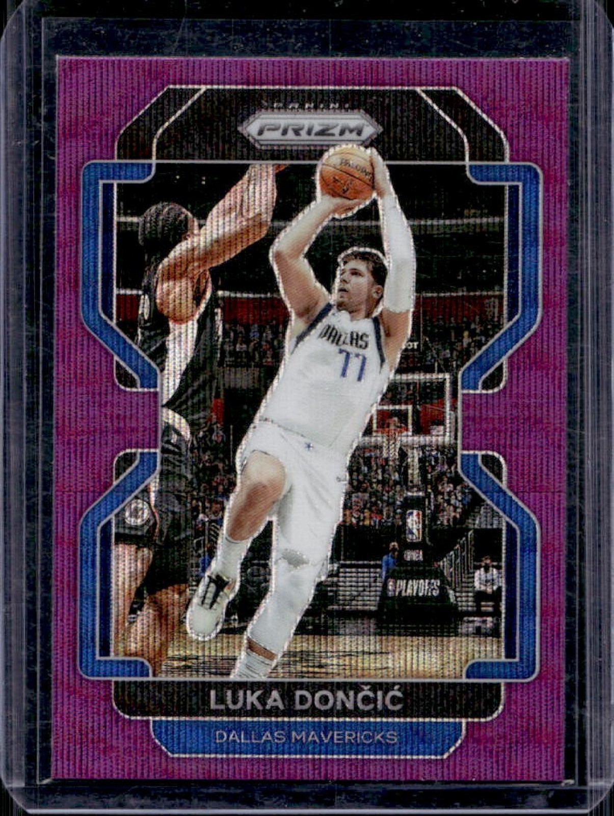2021-22 Panini Prizm Luka Doncic Purple Wave #223 Mavericks