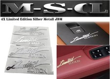 4X  3D Limited Edition  Metall Auto Aufkleber Sticker Logo  KFZ Tuning   jdm