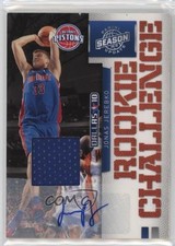 2009-10 Panini Season Update Material Signatures 25/25 Jonas Jerebko #9 Auto nd3