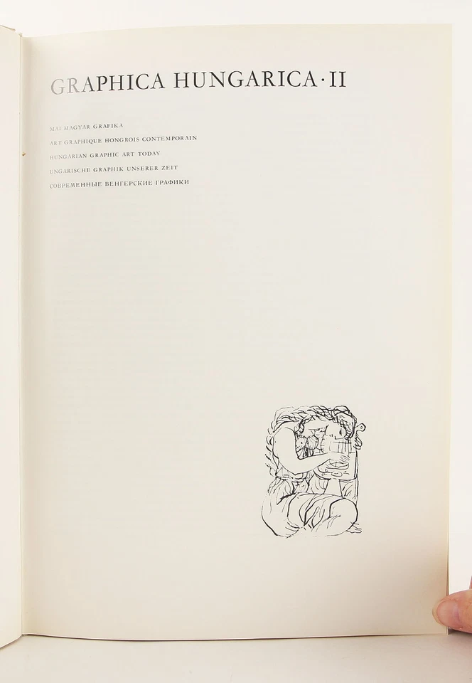 Graphica Hungarica II (Hungarian Graphic Art Today) 1973 Budapest In English++ - Image 3 of 4