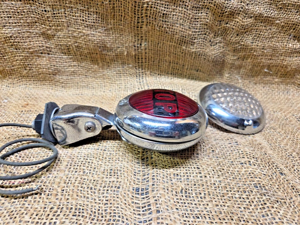 Lámpara de freno vintage original Pioneer de EE. UU. luz de parada GM Chevy Buick Ford Foto 4 de 4