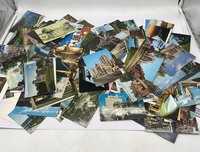 200 Vintage 4x6 Postcards Lot - Unposted Continental - Old Mixed Travel #1