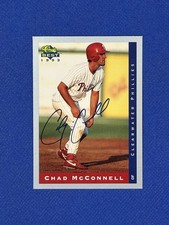 Chad McConnell autograph card 1993 Classic Best auto signed Rookie #245 BB