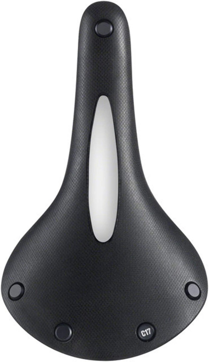 パーツ BROOKS C17 saddle all weather Brooks C17 Carved All Weather Saddle - Steel, Black, Men's