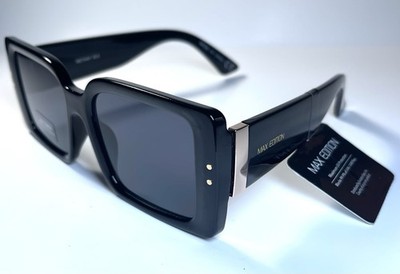 NEW MAX EDITION Black Gold Classic ME75467 Sunglasses + Case