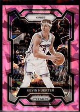 2023-24 Panini Prizm #240 Kevin Huerter Prizms Pink Ice Sacramento Kings
