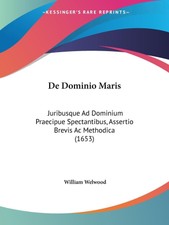 William Welwood | De Dominio Maris | Taschenb...