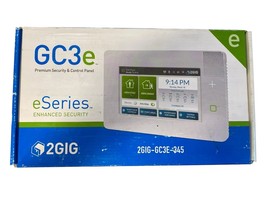 2GIG GC3E-345 7" Touch Screen Security and Control Panel - Image 2 of 4