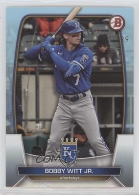2023 Bowman Sky Blue /499 Bobby Witt Jr #57 1h51