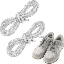 2PCS Glitter Shoe Laces Rope, Glitter Shoe Laces, Rhinestone Glitter Rope, Shoes