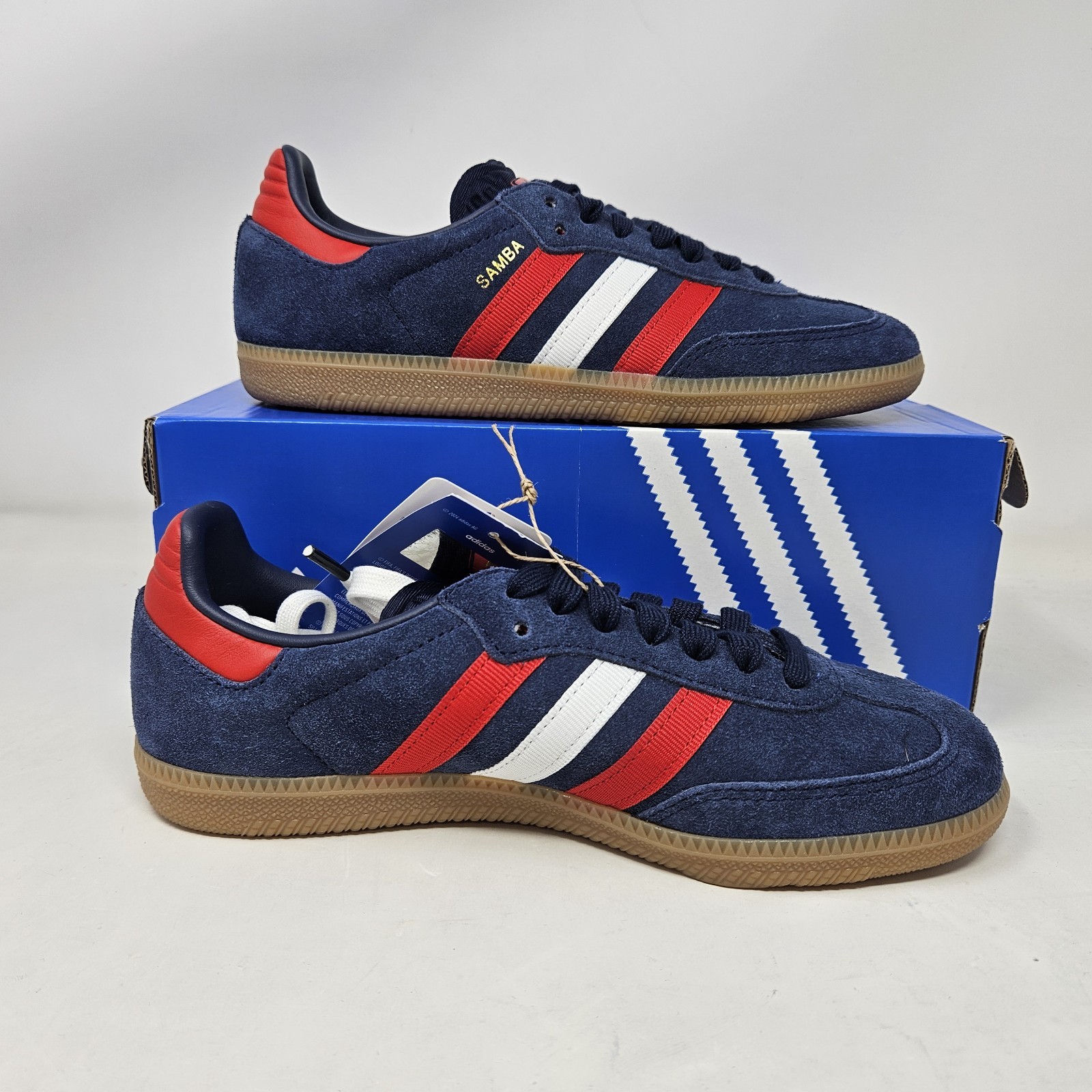 Adidas Samba OG x FIFA World Cup 26' 'Indigo Scarlet' / IH6828 / Men's Size 5 image 2