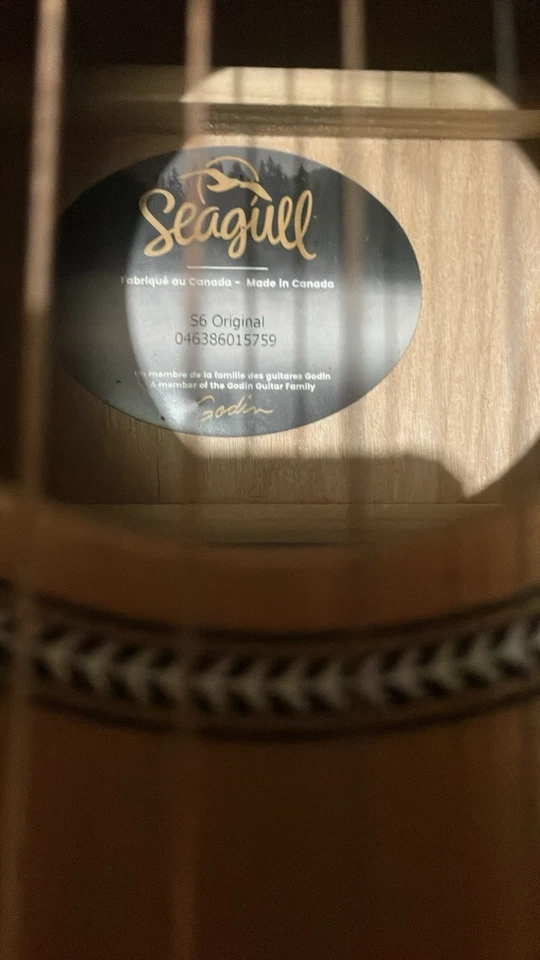 Seagull S6 Original Acoustic Guitar - Image 2 of 2