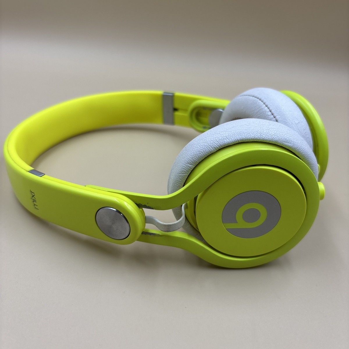 Beats Mixr Headphones On-Ear Neon Yellow TESTED WORKS | eBay