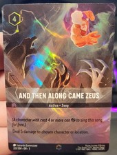 ロルカナ　AND THEN ALONG CAME ZEUS 英語版 Preços de And Then Along Came Zeus #222 | Lorcana Into the