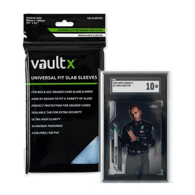Vault X Universal Fit Graded Trading Card Slab Sleeves 100 Stück