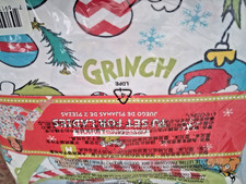 The Grinch Women's Pajama Set M 2-Piece Graphic Print Multicolor Holiday SEALED