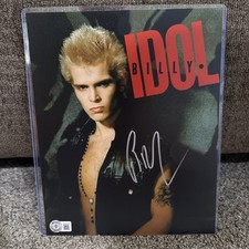 Billy Idol Autographed Signed 8x10 Photo Certified Authentic Beckett BAS COA