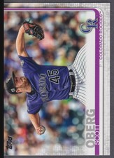 2019 Topps Update #US181 Scott Oberg Colorado Rockies