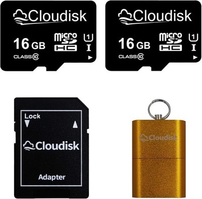 Micro SD Karte 16GB Flash-Speicherkarte Smartphone  2er Pack